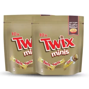 Twix Minis Chocolate Bar pack of 2