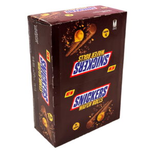 Snickers Wafer Rolls With Peanut Butter Flavoured Cream